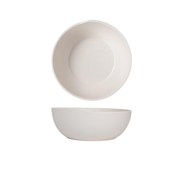 White Copenhagen Round Melamine Bowl 20 x 7.5cm - BESPOKE 77