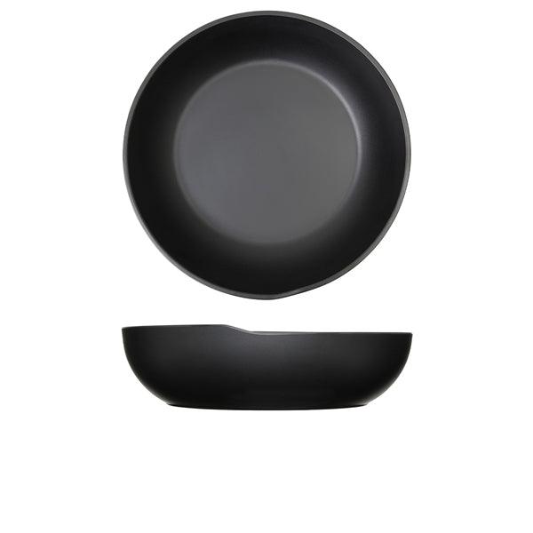 Black Copenhagen Melamine Bowl 28 x 7.5cm - BESPOKE 77