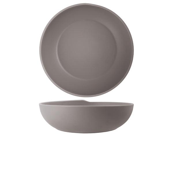 Sand Brown Copenhagen Melamine Bowl 28 x 7.5cm - BESPOKE 77