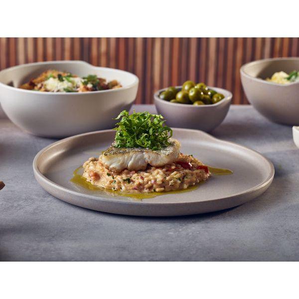 Sand Brown Copenhagen Round Melamine Plate 28cm - BESPOKE 77