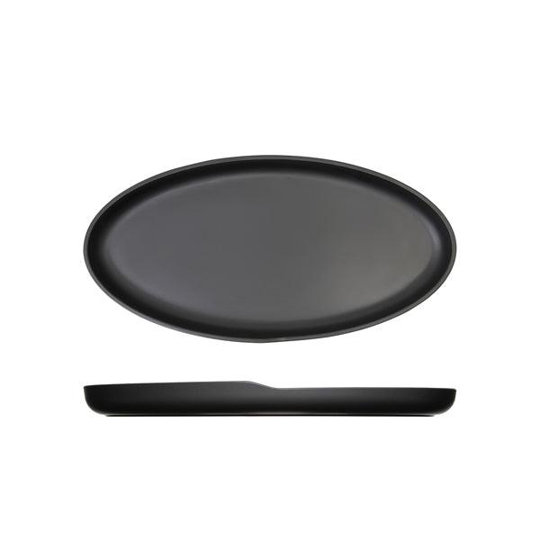 Black Copenhagen Oval Melamine Dish 40 x 20cm - BESPOKE 77