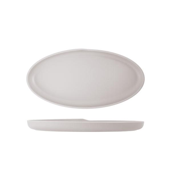 White Copenhagen Oval Melamine Dish 40 x 20cm - BESPOKE 77