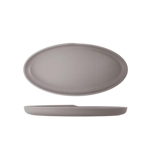 Sand Brown Copenhagen Oval Melamine Dish 40 x 20cm - BESPOKE 77