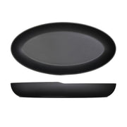 Black Copenhagen Oval Melamine Deep Dish 55 x 27.5 x 7.5cm - BESPOKE 77