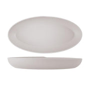 White Copenhagen Oval Melamine Deep Dish 55 x 27.5 x 7.5cm - BESPOKE 77