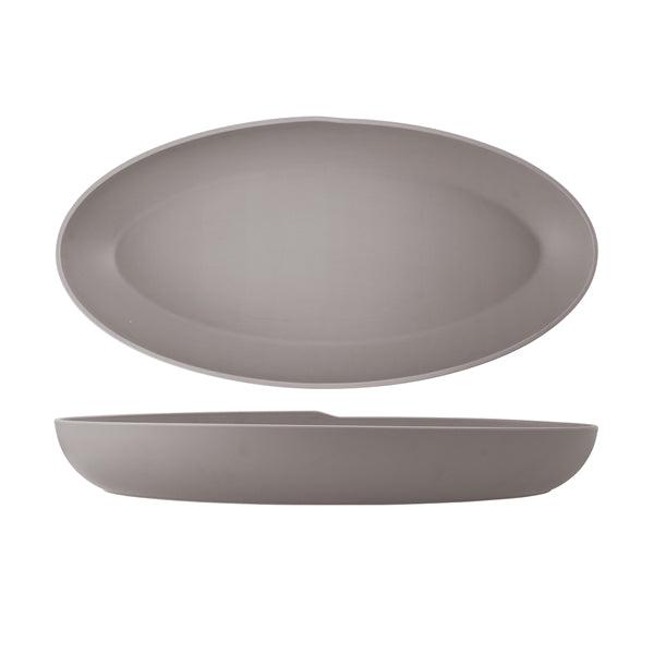 Sand Brown Copenhagen Oval Melamine Deep Dish 55 x 27.5 x 7.5cm - BESPOKE 77