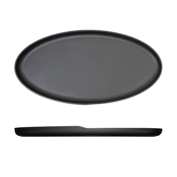 Black Copenhagen Oval Melamine Dish 55 x 27.5cm - BESPOKE 77