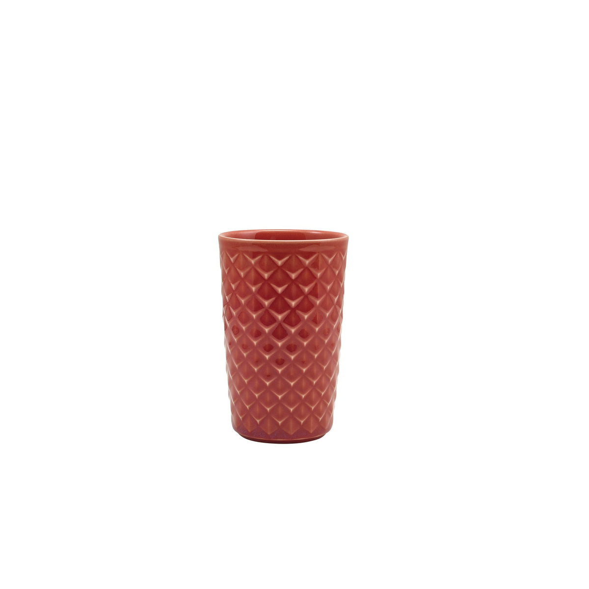 Coral stoneware tiki cocktail mug 40cl