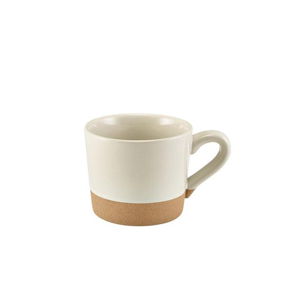 GenWare Kava White Stoneware Coffee Cup 28.5cl/10oz - BESPOKE 77