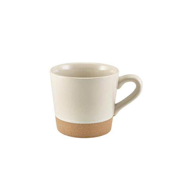 GenWare Kava White Stoneware Coffee Cup 34cl/12oz - BESPOKE 77