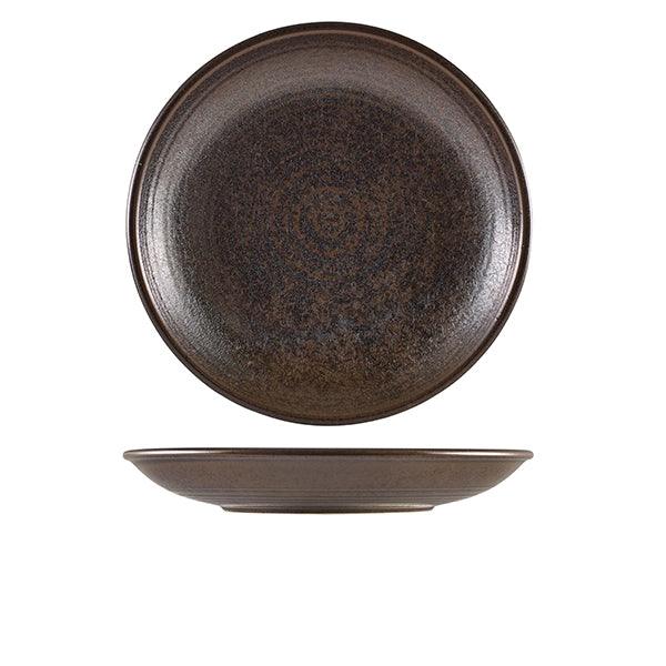 Terra Porcelain Black Deep Coupe Plate 28cm - BESPOKE 77