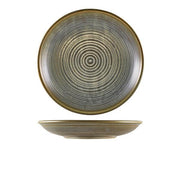 Terra Porcelain Matt Grey Deep Coupe Plate 25cm - BESPOKE 77