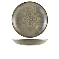 Terra Porcelain Matt Grey Deep Coupe Plate 28cm - BESPOKE 77
