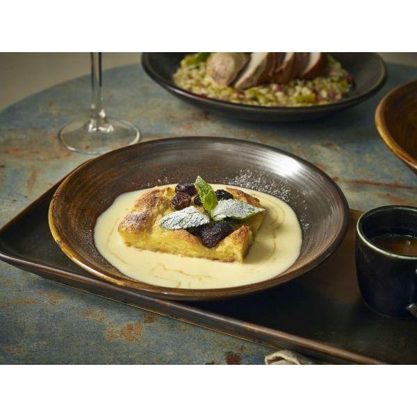 Terra Porcelain Rustic Copper Deep Coupe Plate 25cm - BESPOKE 77