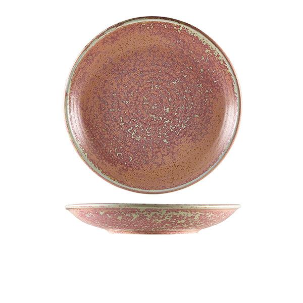 Terra Porcelain Rose Deep Coupe Plate 25cm - BESPOKE 77