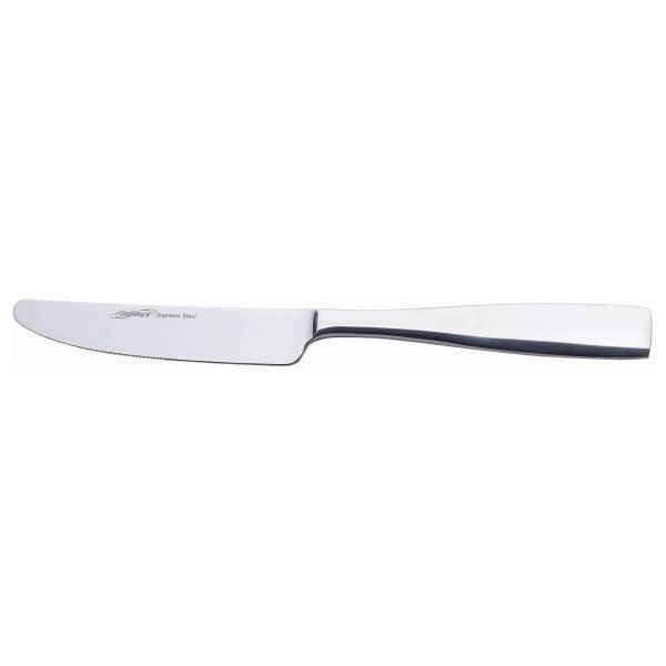 Genware Square Dessert Knife 18/0 (Dozen) - BESPOKE 77