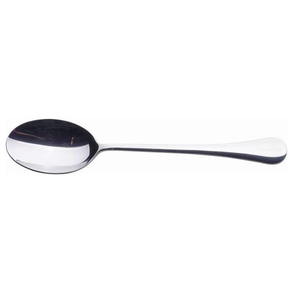 Genware Slim Dessert Spoon 18/0 (Dozen) - BESPOKE 77