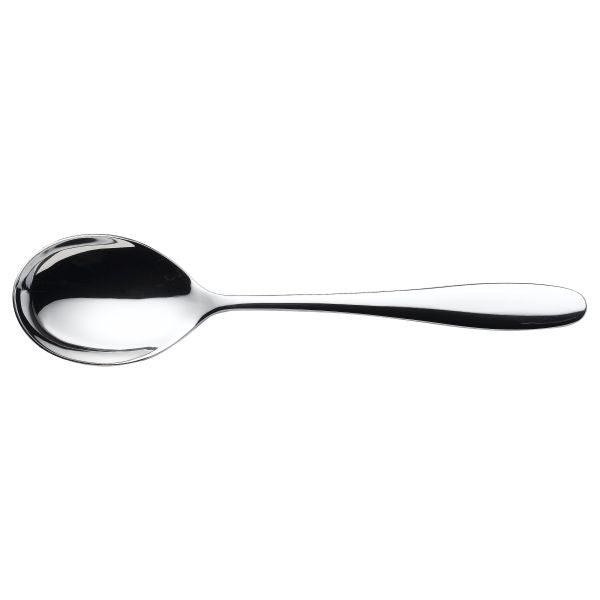 Genware Saffron Dessert Spoon 18/0 (Dozen) - BESPOKE 77
