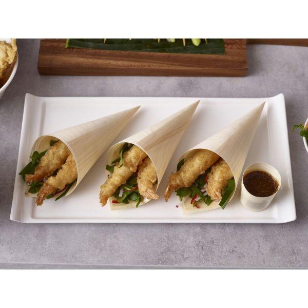 GenWare Disposable Wooden Serving Cups 4.5cm (100pcs) - BESPOKE 77