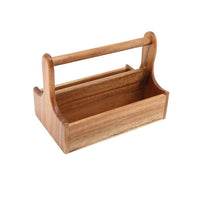 Genware Dark Wood Table Caddy - BESPOKE 77