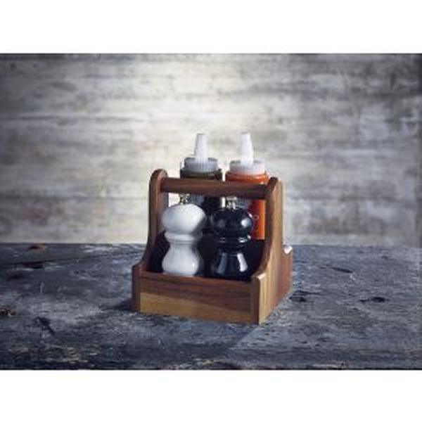 Small Dark Wood Table Caddy - BESPOKE 77