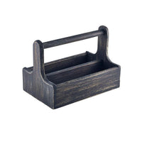 Black Wooden Table Caddy - BESPOKE 77