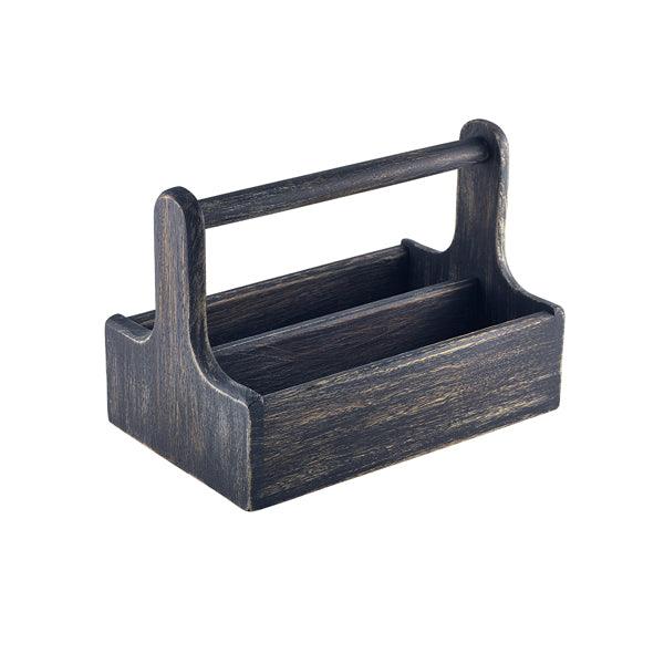 Black Wooden Table Caddy - BESPOKE 77