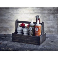 Black Wooden Table Caddy - BESPOKE 77
