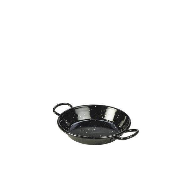 Black Enamel Miniature Paella Pan 12cm - BESPOKE 77