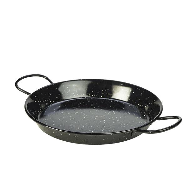 Black Enamel Paella Pan 26cm - BESPOKE 77