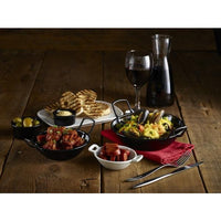 Black Enamel Dish 14cm - BESPOKE 77