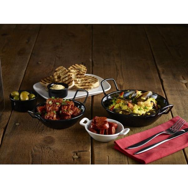 Black Enamel Dish 18cm - BESPOKE 77