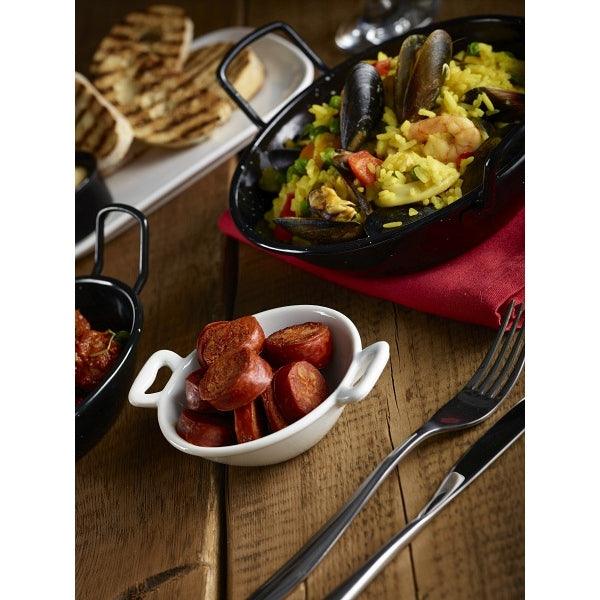 Black Enamel Dish 18cm - BESPOKE 77