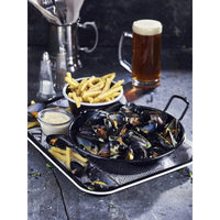 Black Enamel Dish 22cm - BESPOKE 77