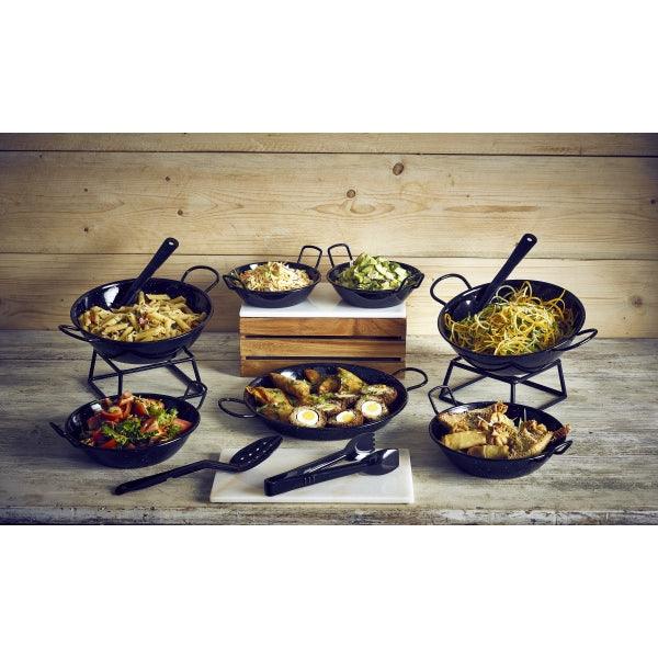 Black Enamel Dish 26cm - BESPOKE 77