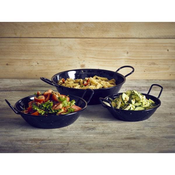 Black Enamel Dish 30cm - BESPOKE 77