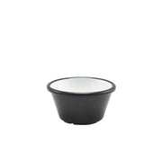 Two Tone Melamine Ramekin Black And White 59ml/2oz - BESPOKE 77