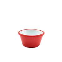 Two Tone Melamine Ramekin Red And White 59ml/2oz - BESPOKE 77