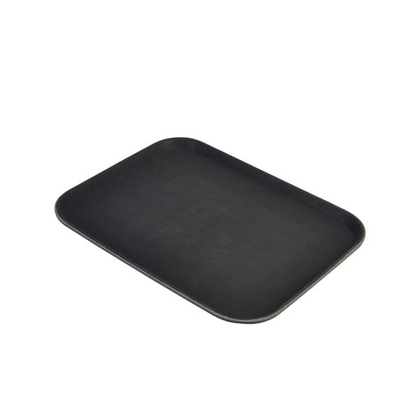 Gengrip 15" x 20" Rect. Non-Slip Tray Black - BESPOKE 77