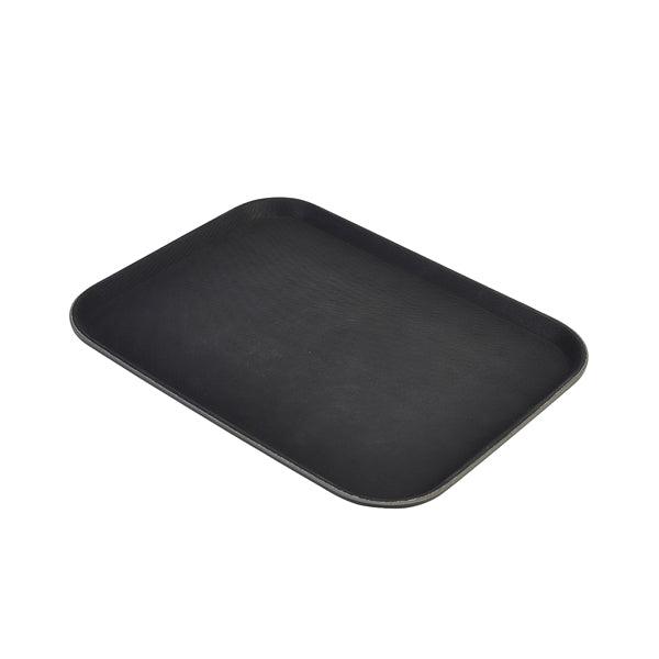 Gengrip 18" x 26" Rect. Non-Slip Tray Black - BESPOKE 77