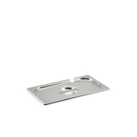 St/St Gastronorm Pan Notched Lid 1/3 - BESPOKE 77