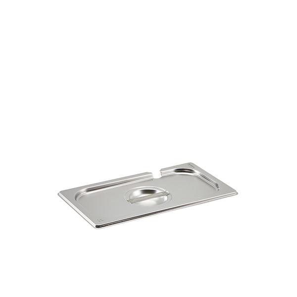 St/St Gastronorm Pan Notched Lid 1/3 - BESPOKE 77