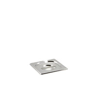 St/St Gastronorm Pan Notched Lid 1/6 - BESPOKE 77