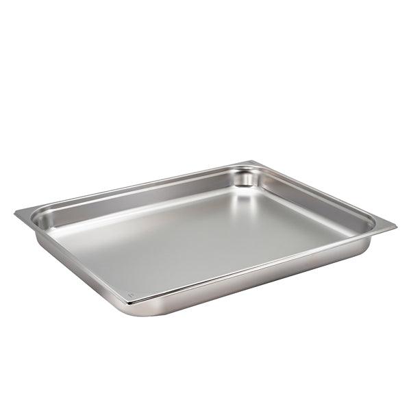 St/St Gastronorm Pan 2/1 - 65mm Deep - BESPOKE 77