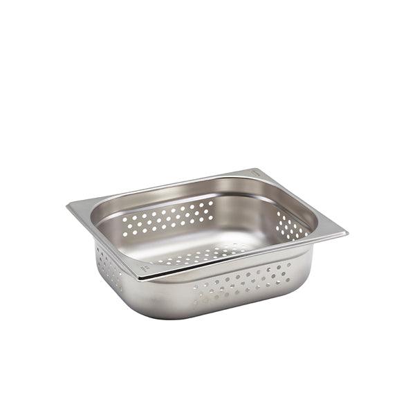 Perforated St/St Gastronorm Pan 1/2 - 100mm Deep - BESPOKE 77