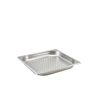 GenWare Perforated St/St Gastronorm Pan 2/3 - 40mm Deep - BESPOKE 77
