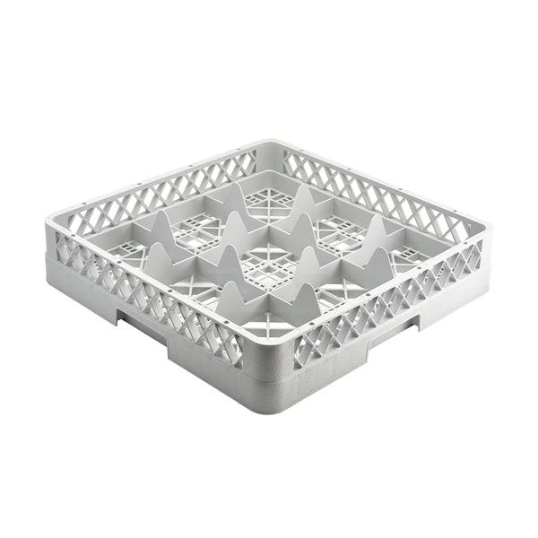 Genware 9 Comp Glass Rack With 2 Extenders - BESPOKE 77