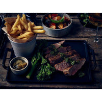 GenWare Galvanised Steel White Hammered Serving Bucket 10cm - BESPOKE 77