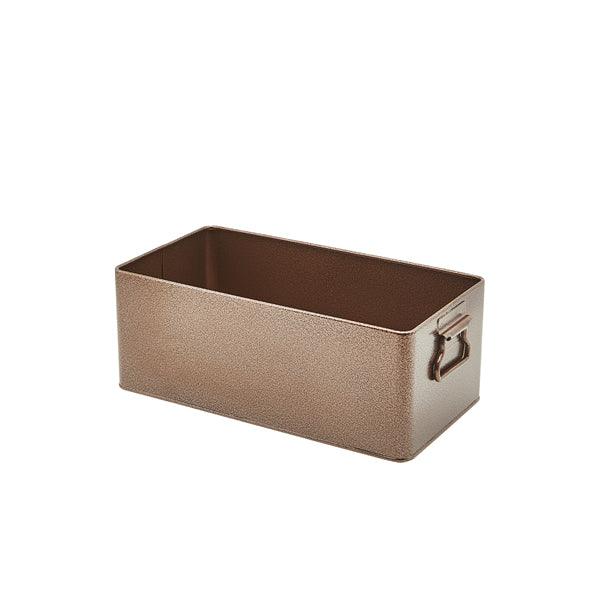 Galvanised Steel Box GN 1/3 Antique Copper - BESPOKE 77