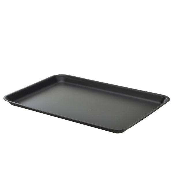 Galvanised Steel Tray 37x26.5x2cm Matt Black - BESPOKE 77